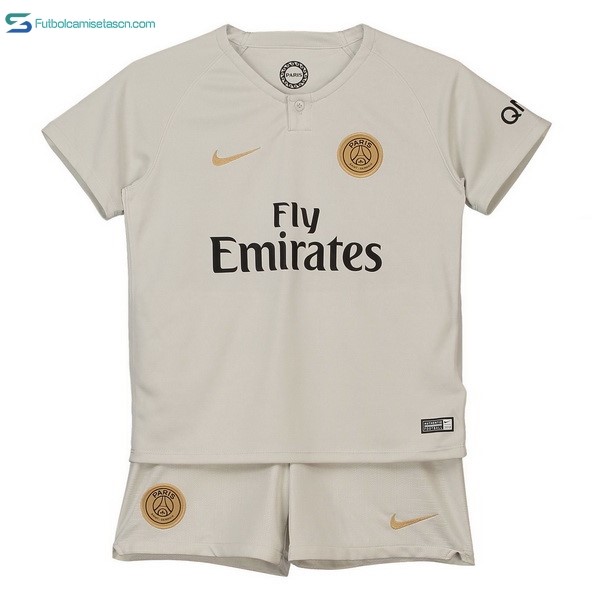 Camiseta Paris Saint Germain 2ª Niños 2018/19 Blanco